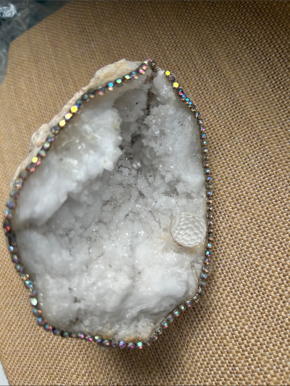 Crystal geode.